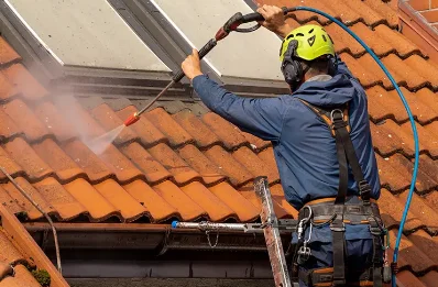 Démoussage et hydrofuge de toiture à Estadens